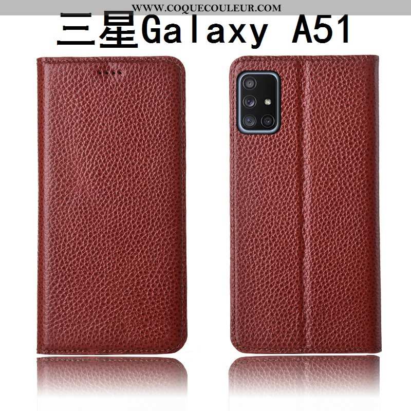 Étui Samsung Galaxy A51 Protection Étoile Coque, Coque Samsung Galaxy A51 Délavé En Daim Téléphone P