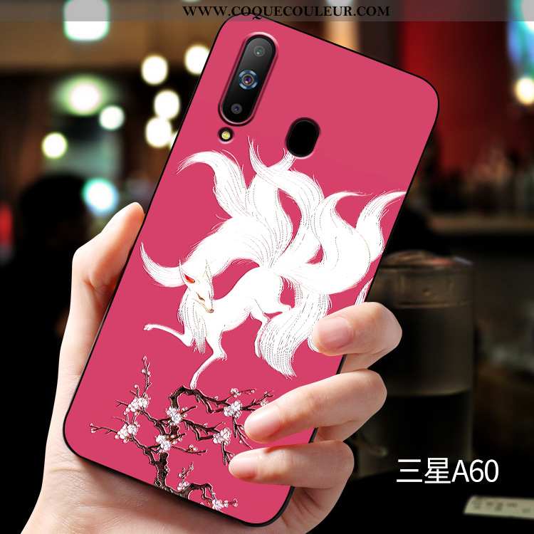 Coque Samsung Galaxy A60 Silicone Fluide Doux Étui, Housse Samsung Galaxy A60 Protection Tout Compri