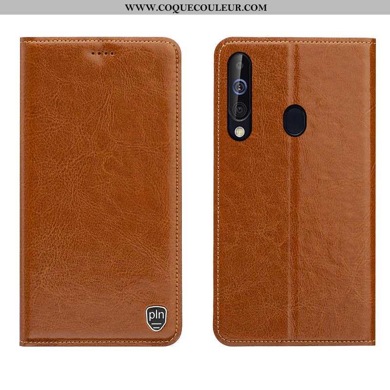 Housse Samsung Galaxy A60 Modèle Fleurie Étoile Coque, Étui Samsung Galaxy A60 Cuir Véritable Téléph