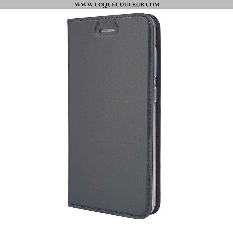 Étui Samsung Galaxy A60 Fluide Doux Housse Cuir, Coque Samsung Galaxy A60 Silicone Étoile Noir