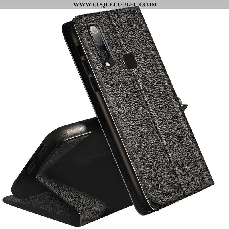 Étui Samsung Galaxy A60 Silicone Noir Étui, Coque Samsung Galaxy A60 Protection