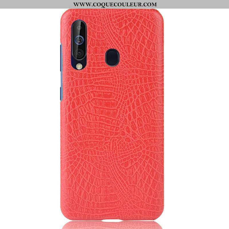 Housse Samsung Galaxy A60 Modèle Fleurie Étoile Coque, Étui Samsung Galaxy A60 Personnalité Rouge