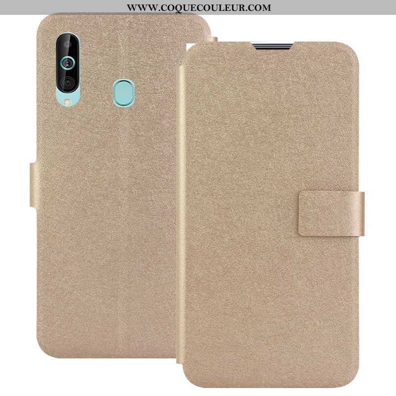 Coque Samsung Galaxy A60 Protection Bleu Housse, Housse Samsung Galaxy A60 Cuir Étoile