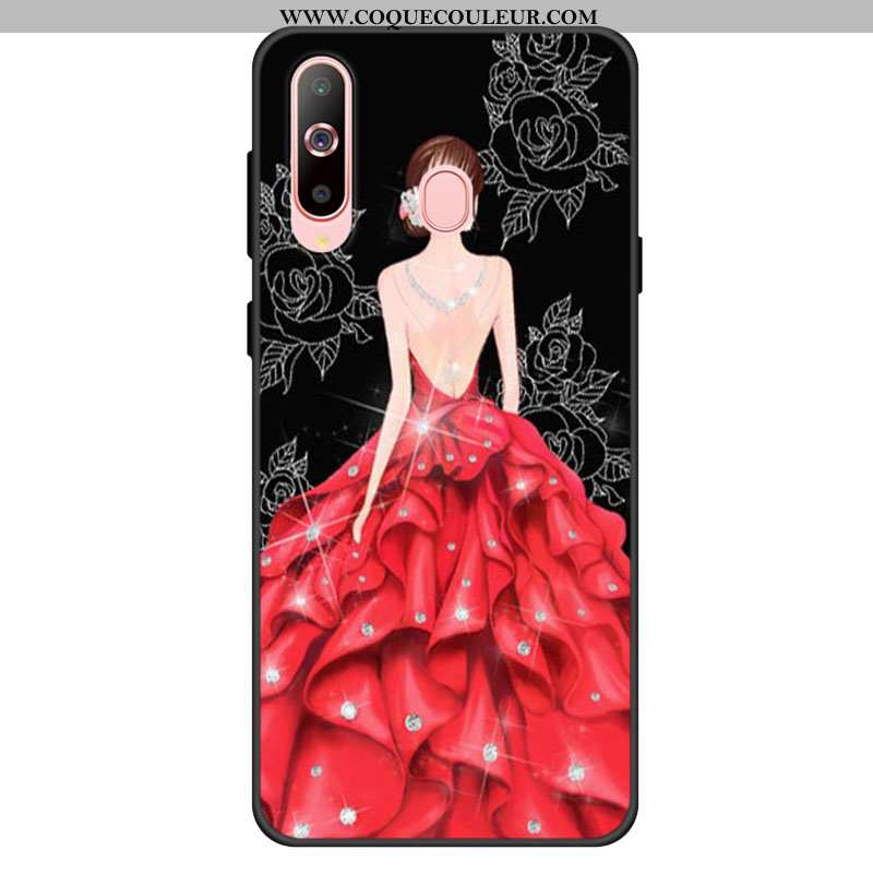 Étui Samsung Galaxy A60 Fluide Doux Protection Frais, Coque Samsung Galaxy A60 Silicone Incassable R