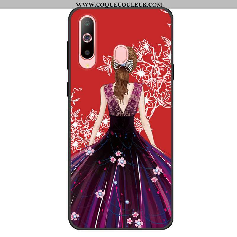 Étui Samsung Galaxy A60 Fluide Doux Protection Frais, Coque Samsung Galaxy A60 Silicone Incassable R