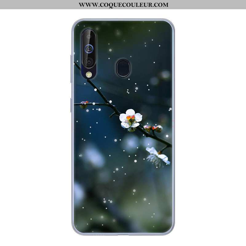 Housse Samsung Galaxy A60 Silicone Étoile Dessin Animé, Étui Samsung Galaxy A60 Protection Noir