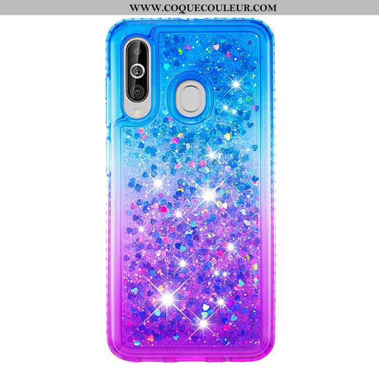 Étui Samsung Galaxy A60 Créatif Étoile Coque, Coque Samsung Galaxy A60 Incassable Bleu