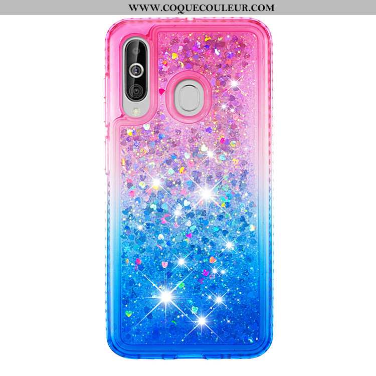 Étui Samsung Galaxy A60 Créatif Étoile Coque, Coque Samsung Galaxy A60 Incassable Bleu