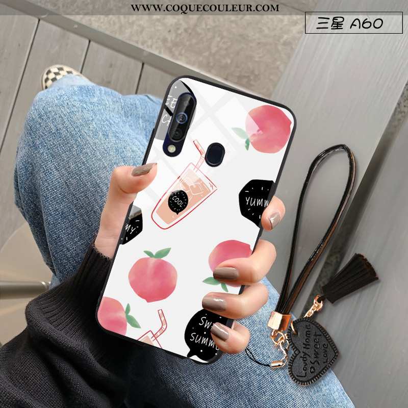 Coque Samsung Galaxy A60 Protection Frais Incassable, Housse Samsung Galaxy A60 Verre Tout Compris B