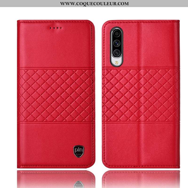 Coque Samsung Galaxy A70 Cuir Véritable Tout Compris Téléphone Portable, Housse Samsung Galaxy A70 P