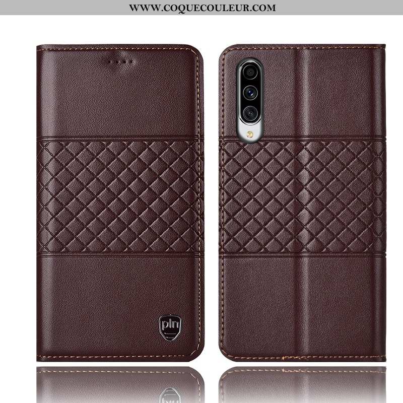 Coque Samsung Galaxy A70 Cuir Véritable Tout Compris Téléphone Portable, Housse Samsung Galaxy A70 P