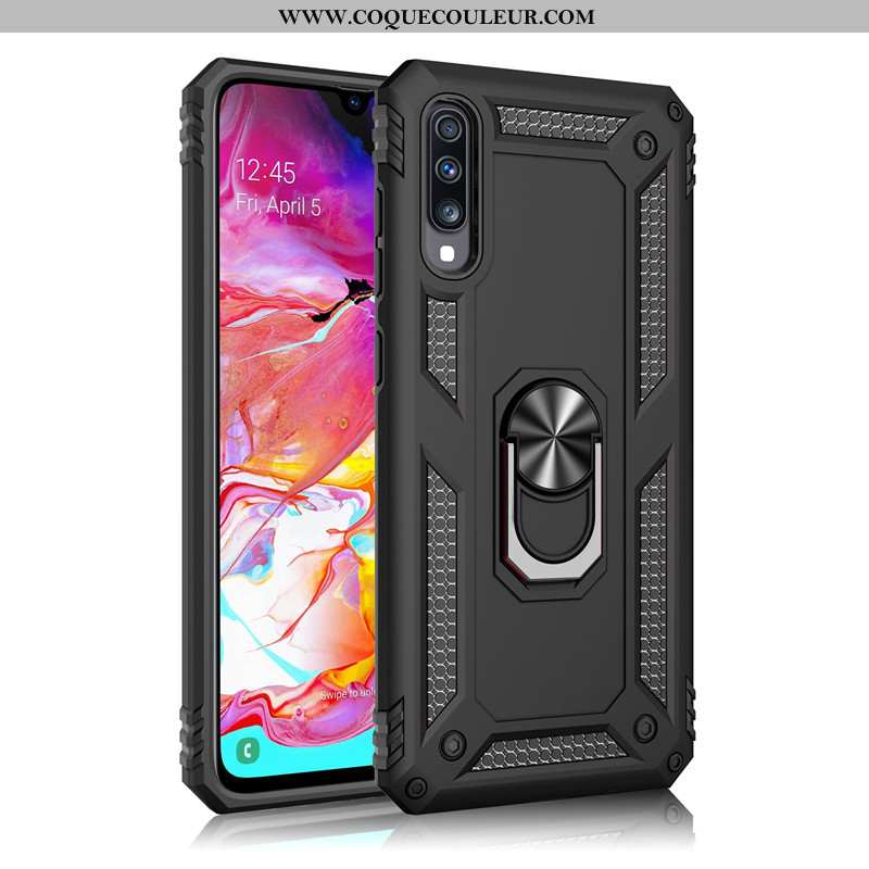 Étui Samsung Galaxy A70 Protection Magnétisme Incassable, Coque Samsung Galaxy A70 Tendance Anneau G