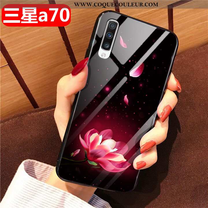 Housse Samsung Galaxy A70 Protection Étui Téléphone Portable, Samsung Galaxy A70 Verre Incassable No