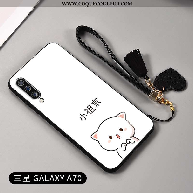 Coque Samsung Galaxy A70 Légère Ornements Suspendus Protection, Housse Samsung Galaxy A70 Fluide Dou