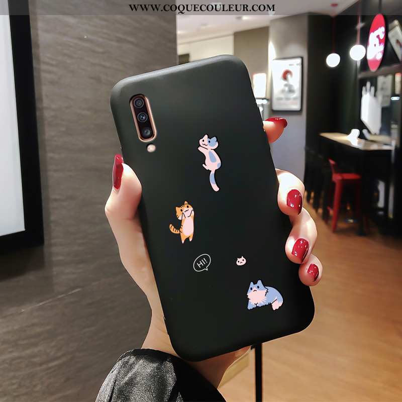 Housse Samsung Galaxy A70 Fluide Doux Coque Téléphone Portable, Étui Samsung Galaxy A70 Silicone Pro