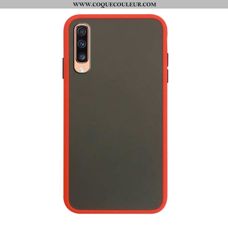 Housse Samsung Galaxy A70 Protection Business Incassable, Étui Samsung Galaxy A70 Délavé En Daim Rou