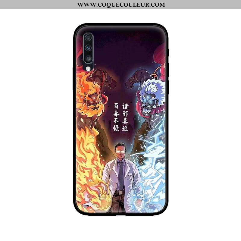 Étui Samsung Galaxy A70 Créatif Coque Incassable, Samsung Galaxy A70 Tendance Étoile Jaune