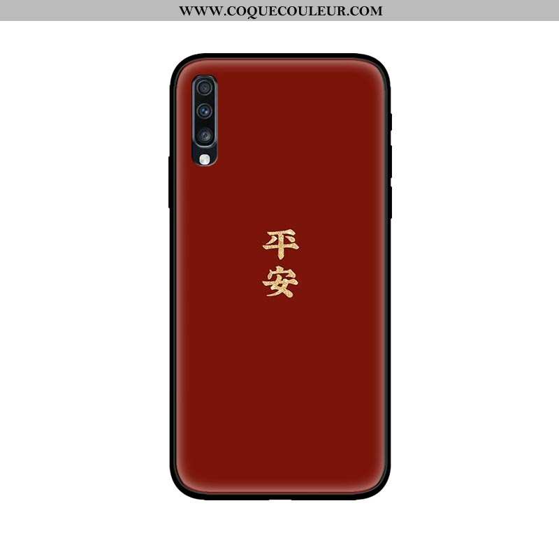 Étui Samsung Galaxy A70 Créatif Coque Incassable, Samsung Galaxy A70 Tendance Étoile Jaune