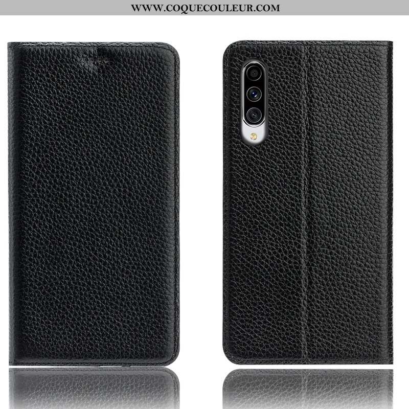 Housse Samsung Galaxy A70 Protection Tout Compris Étoile, Étui Samsung Galaxy A70 Cuir Véritable Mar