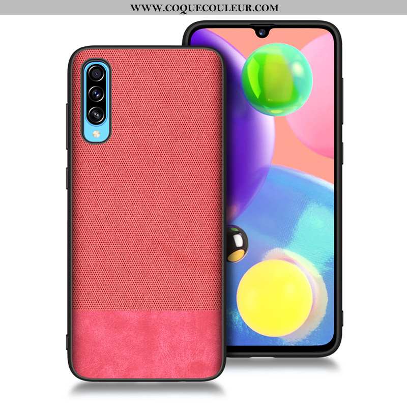 Housse Samsung Galaxy A70s Fluide Doux Bleu Difficile, Étui Samsung Galaxy A70s Silicone Coque