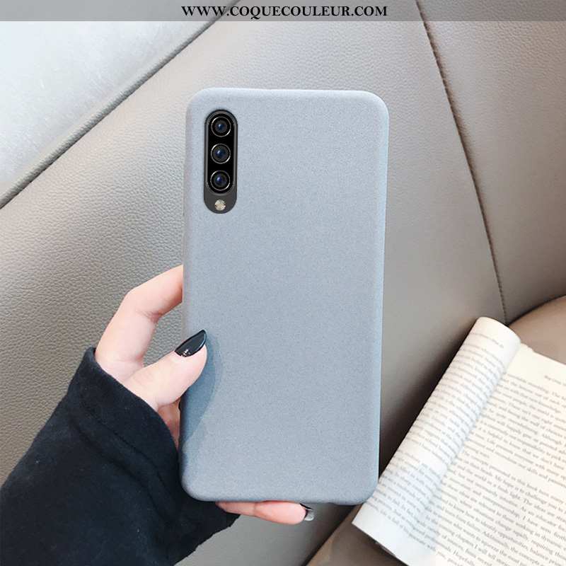 Étui Samsung Galaxy A70s Délavé En Daim Incassable Coque, Coque Samsung Galaxy A70s Tendance Légère 