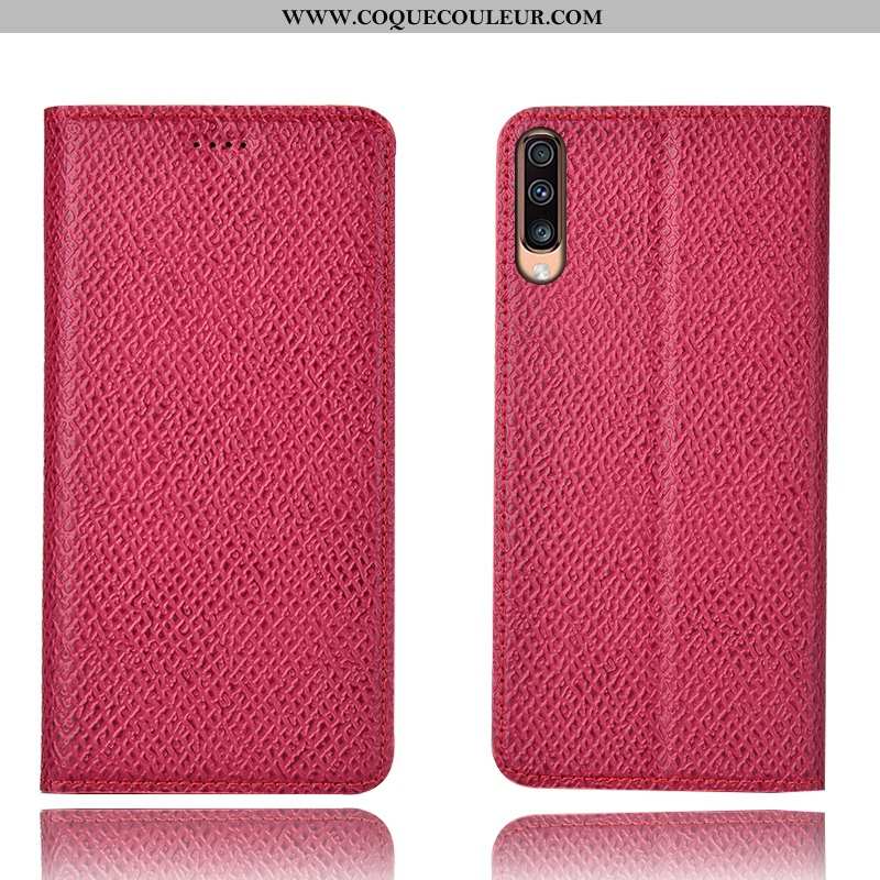 Coque Samsung Galaxy A70s Modèle Fleurie Étui Mesh, Housse Samsung Galaxy A70s Protection Noir