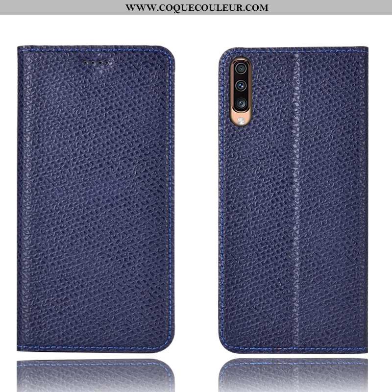 Coque Samsung Galaxy A70s Modèle Fleurie Étui Mesh, Housse Samsung Galaxy A70s Protection Noir