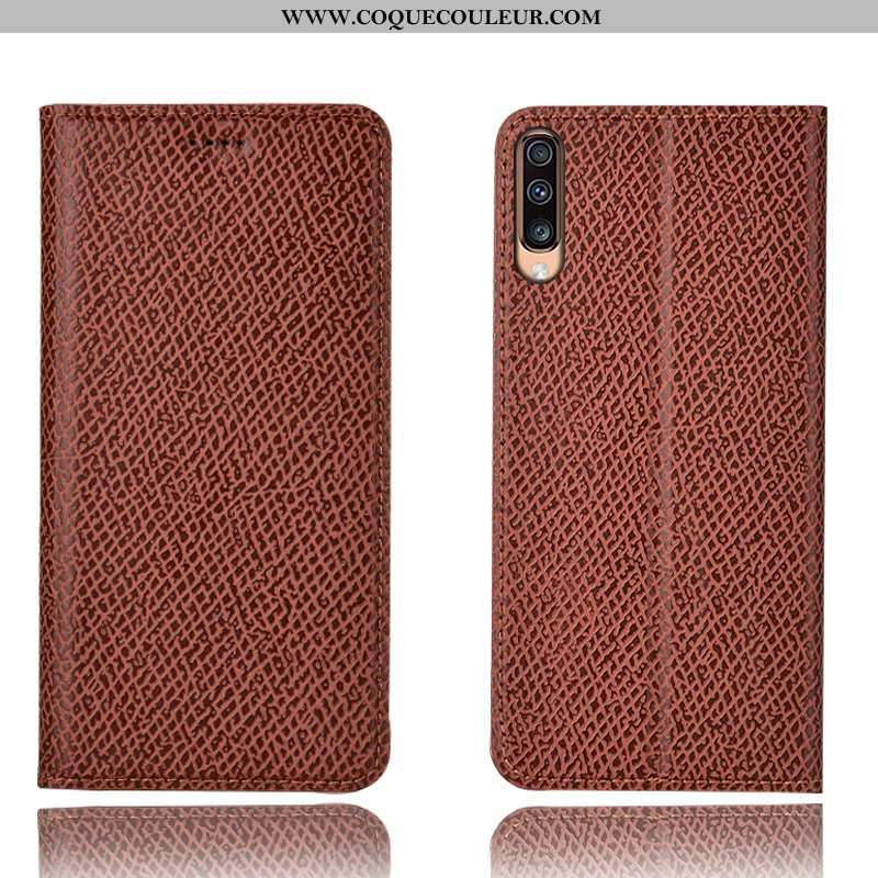 Coque Samsung Galaxy A70s Modèle Fleurie Étui Mesh, Housse Samsung Galaxy A70s Protection Noir