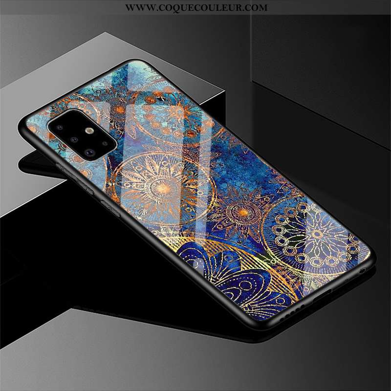 Étui Samsung Galaxy A71 Verre Incassable Téléphone Portable, Coque Samsung Galaxy A71 Protection Noi