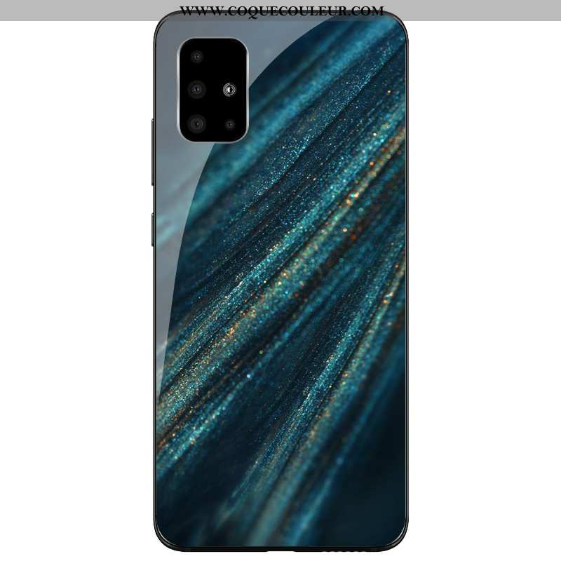 Étui Samsung Galaxy A71 Protection Coque Vert, Samsung Galaxy A71 Silicone Tout Compris Verte