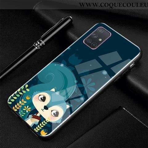 Étui Samsung Galaxy A71 Protection Téléphone Portable Tendance, Coque Samsung Galaxy A71 Verre Étoil