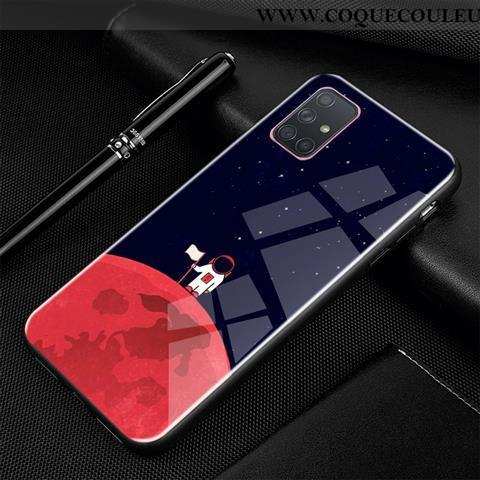 Étui Samsung Galaxy A71 Protection Téléphone Portable Tendance, Coque Samsung Galaxy A71 Verre Étoil