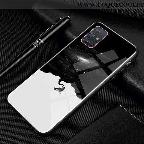 Étui Samsung Galaxy A71 Protection Téléphone Portable Tendance, Coque Samsung Galaxy A71 Verre Étoil