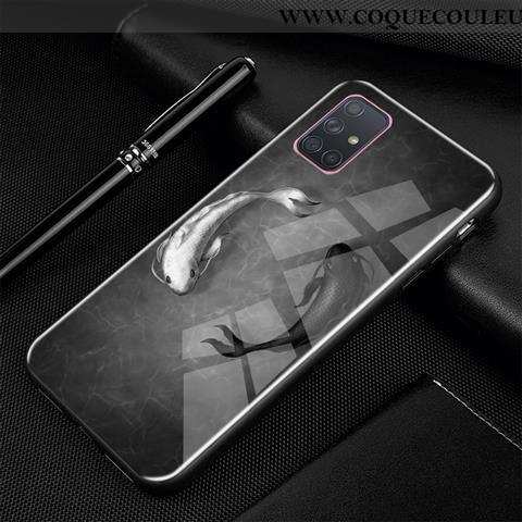 Étui Samsung Galaxy A71 Protection Téléphone Portable Tendance, Coque Samsung Galaxy A71 Verre Étoil