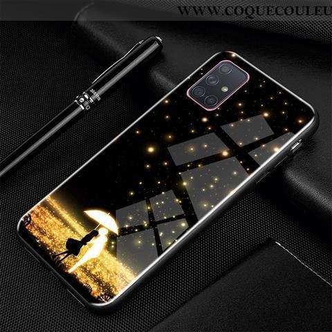 Étui Samsung Galaxy A71 Protection Téléphone Portable Tendance, Coque Samsung Galaxy A71 Verre Étoil