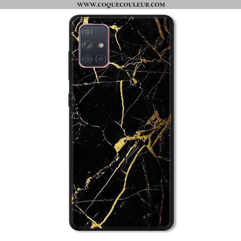 Housse Samsung Galaxy A71 Fluide Doux Étoile Personnalisé, Étui Samsung Galaxy A71 Silicone Tendance