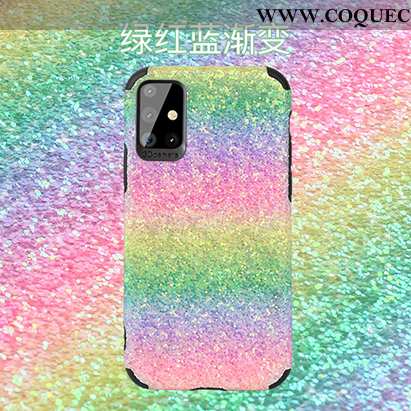 Étui Samsung Galaxy A71 Protection Tendance Étoile, Coque Samsung Galaxy A71 Luxe Incassable Rose