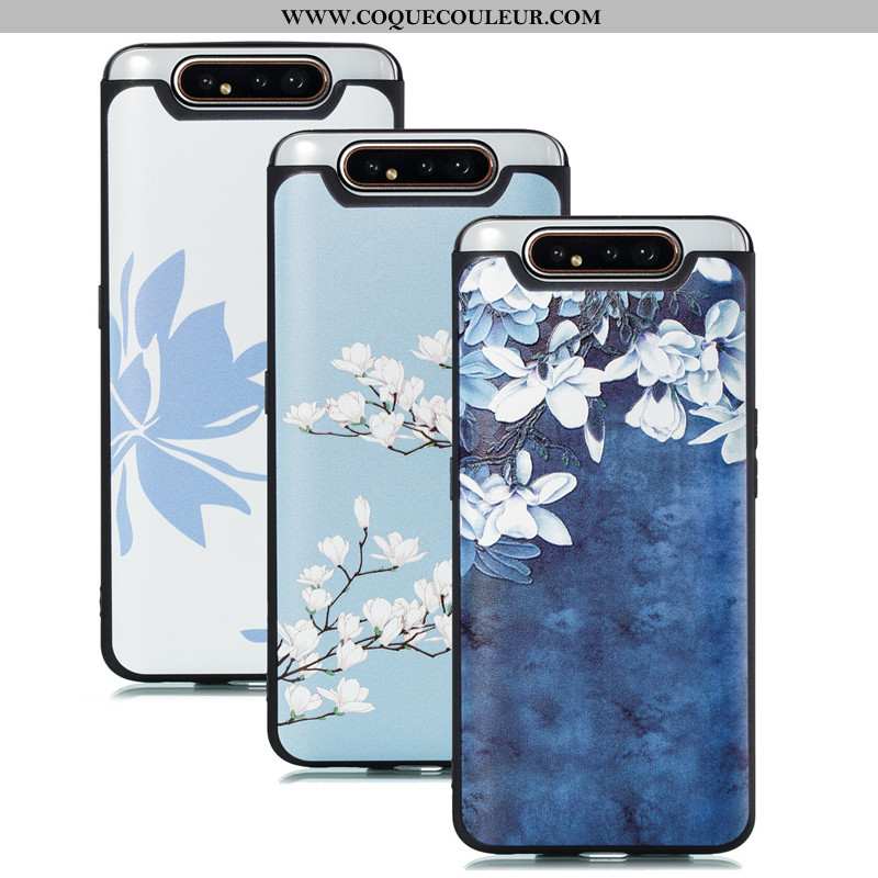 Étui Samsung Galaxy A80 Dessin Animé Coque Étoile, Samsung Galaxy A80 Tendance Bleu