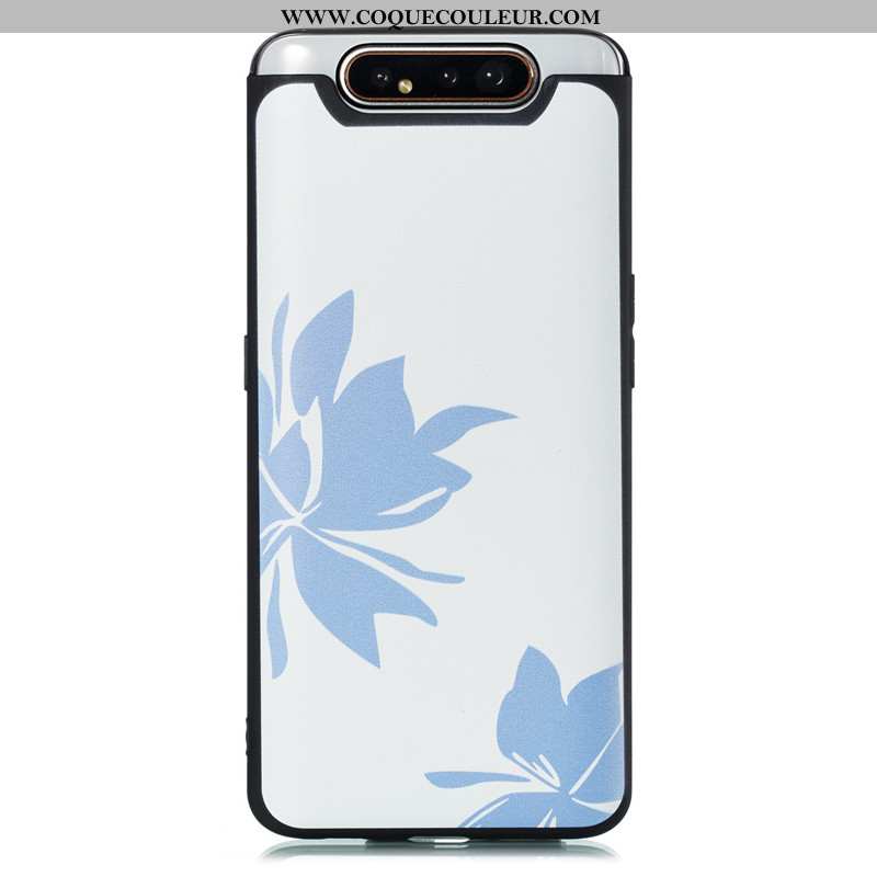 Étui Samsung Galaxy A80 Dessin Animé Coque Étoile, Samsung Galaxy A80 Tendance Bleu