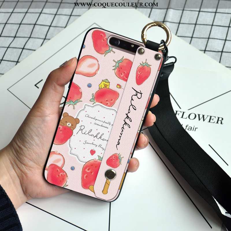 Coque Samsung Galaxy A80 Protection Fruit Étoile, Housse Samsung Galaxy A80 Ornements Suspendus Étui