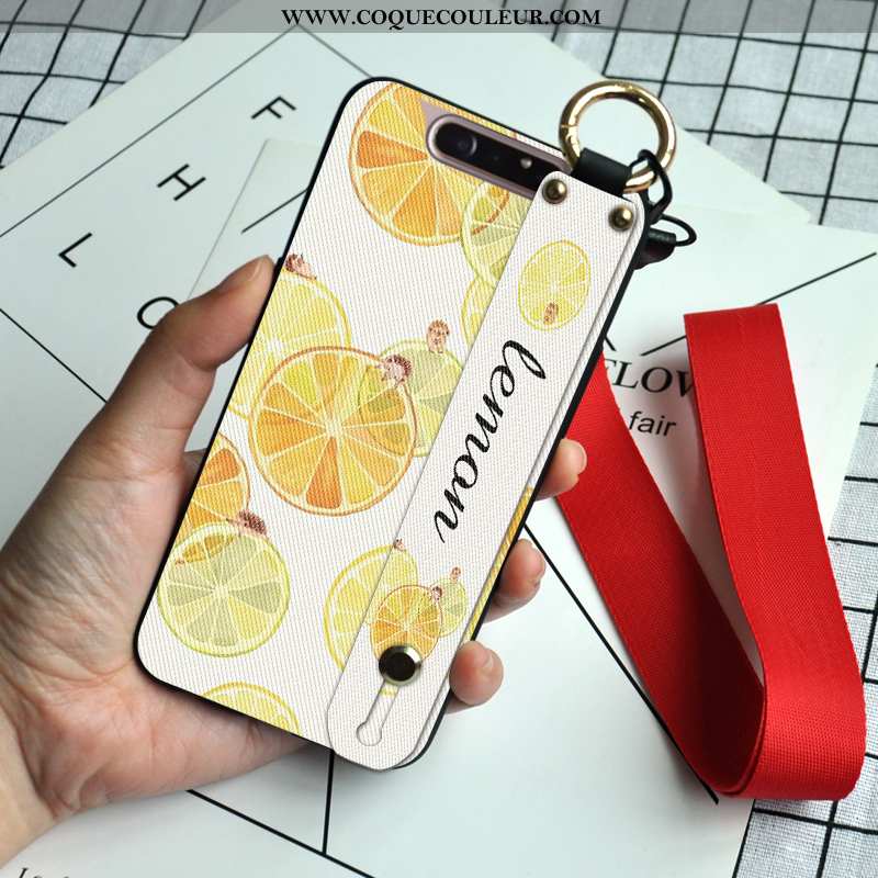 Coque Samsung Galaxy A80 Protection Fruit Étoile, Housse Samsung Galaxy A80 Ornements Suspendus Étui