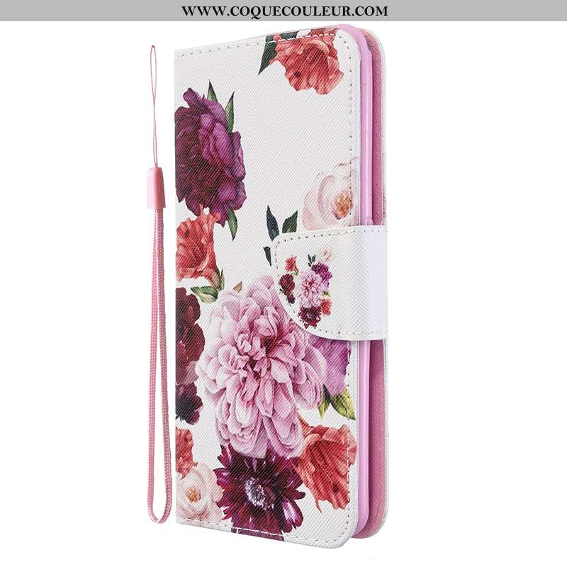 Étui Samsung Galaxy A80 Protection Téléphone Portable Étui, Coque Samsung Galaxy A80 Cuir Rose