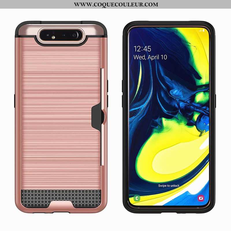 Housse Samsung Galaxy A80 Protection Noir Étoile, Étui Samsung Galaxy A80 Créatif Téléphone Portable