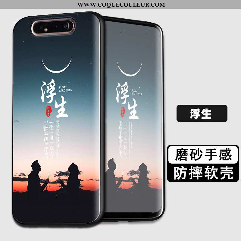 Coque Samsung Galaxy A80 Protection Incassable Tout Compris, Housse Samsung Galaxy A80 Tendance Flui