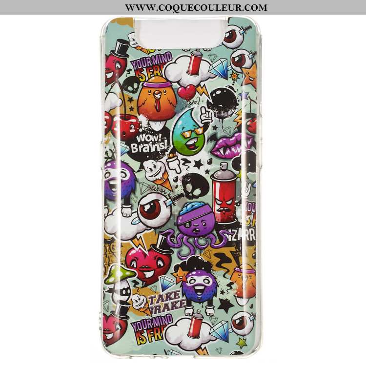 Coque Samsung Galaxy A80 Ornements Suspendus Étui Coque, Housse Samsung Galaxy A80 Dessin Animé Étoi