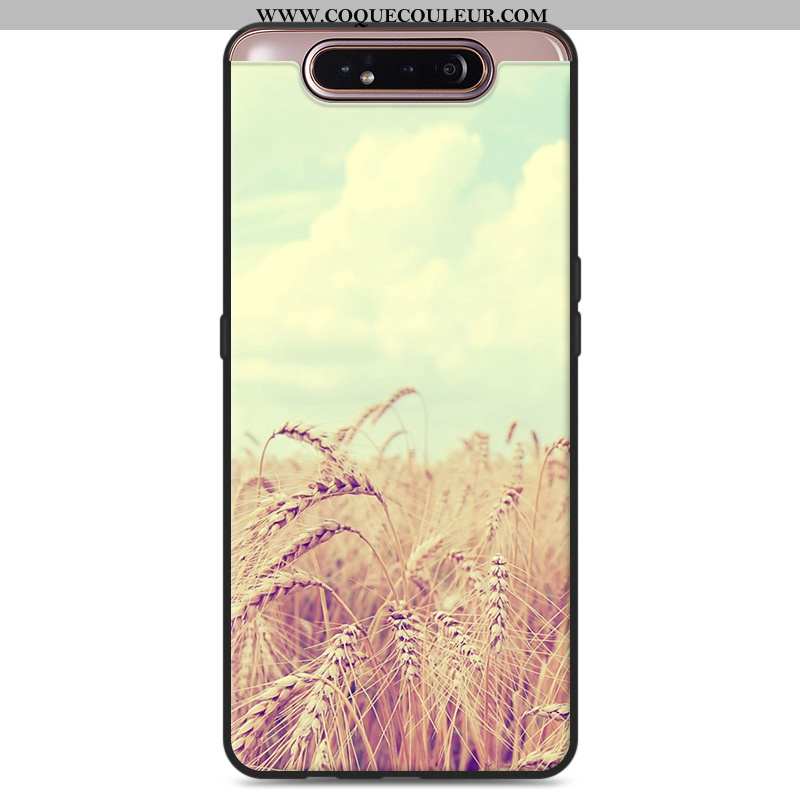 Coque Samsung Galaxy A80 Fluide Doux Protection Charmant, Housse Samsung Galaxy A80 En Silicone Étoi