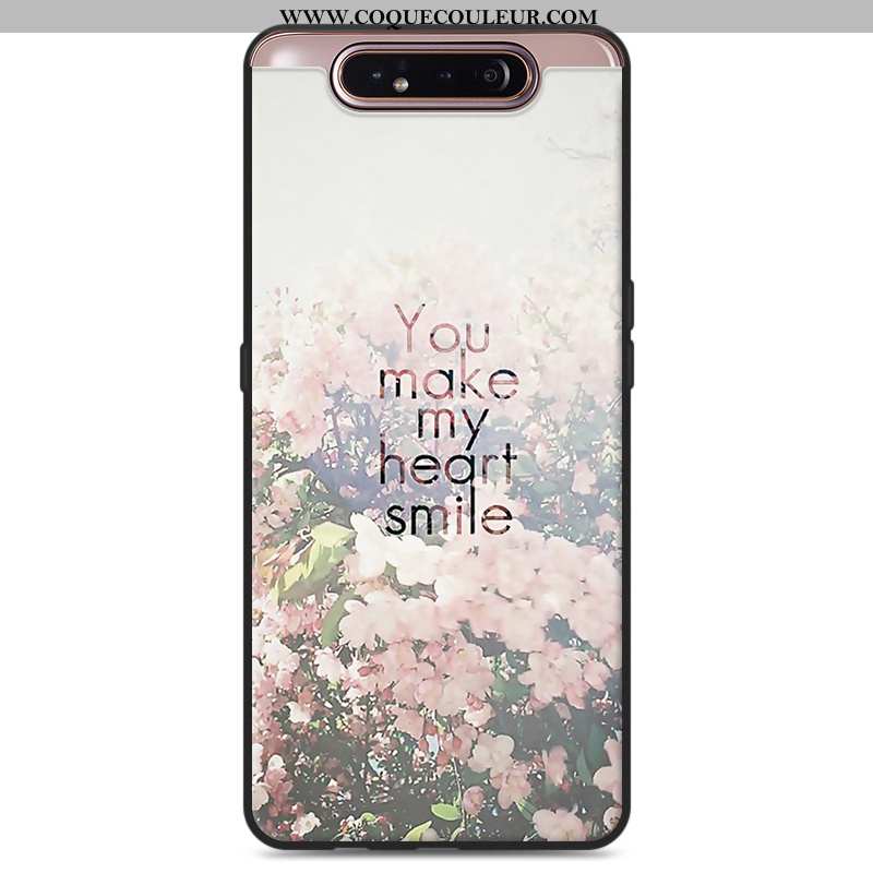 Coque Samsung Galaxy A80 Fluide Doux Protection Charmant, Housse Samsung Galaxy A80 En Silicone Étoi