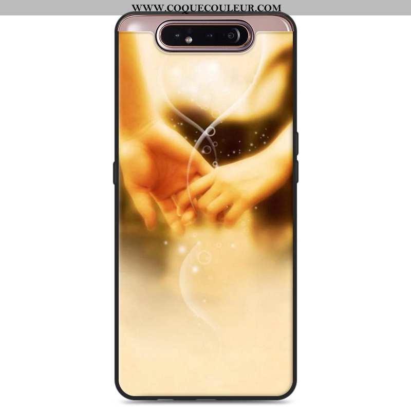 Coque Samsung Galaxy A80 Fluide Doux Protection Charmant, Housse Samsung Galaxy A80 En Silicone Étoi