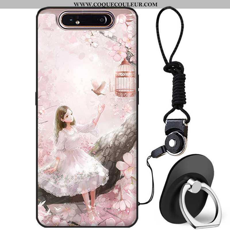 Coque Samsung Galaxy A80 Protection Charmant Silicone, Housse Samsung Galaxy A80 Dessin Animé Étui B