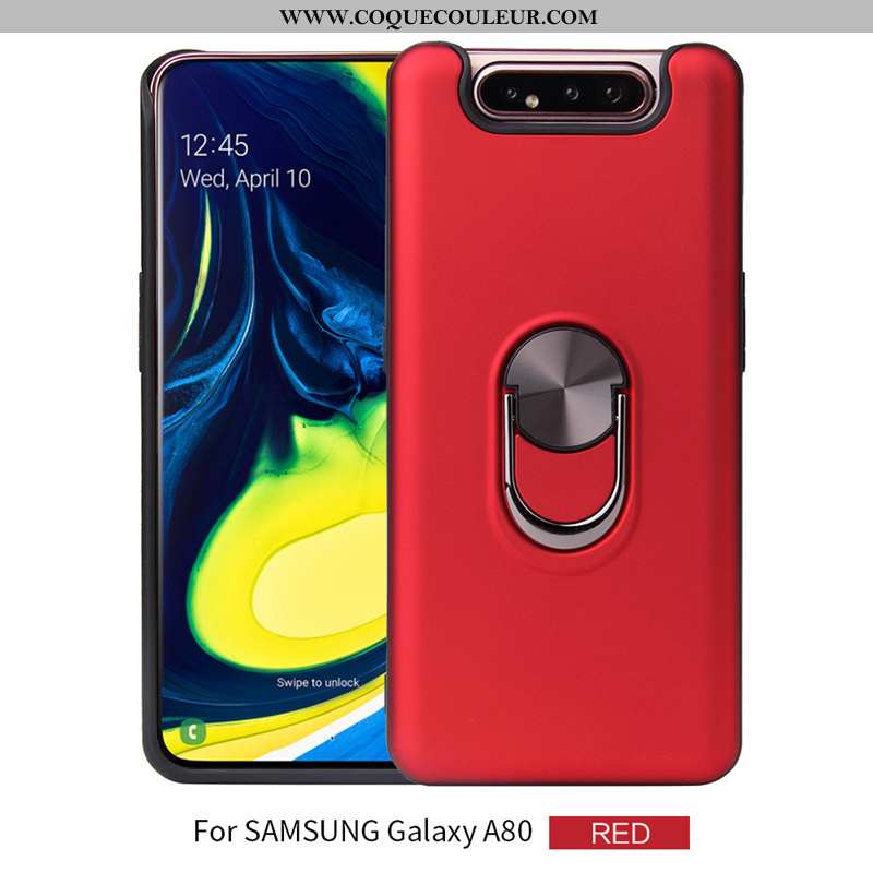 Coque Samsung Galaxy A80 Légère Tout Compris Net Rouge, Housse Samsung Galaxy A80 Protection Vert Ve